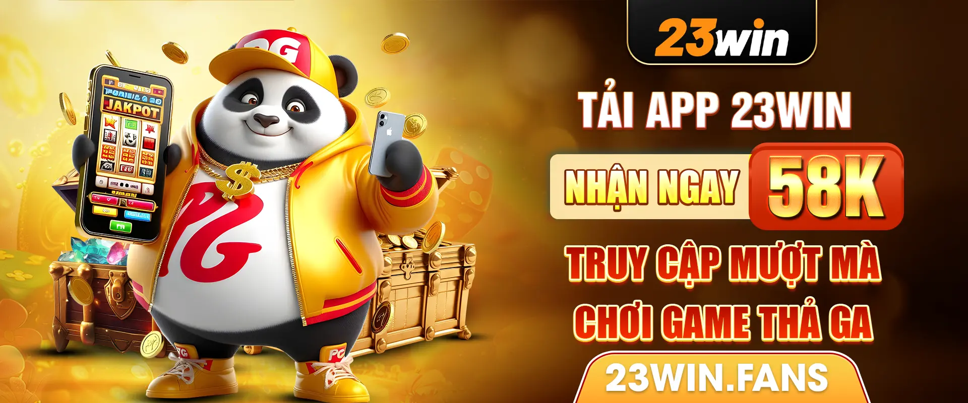 TẢI APP 23WIN NHẬN NGAY 58k. TRUY CẬP MƯỢT MÀ - CHƠI GAME THẢ GA
